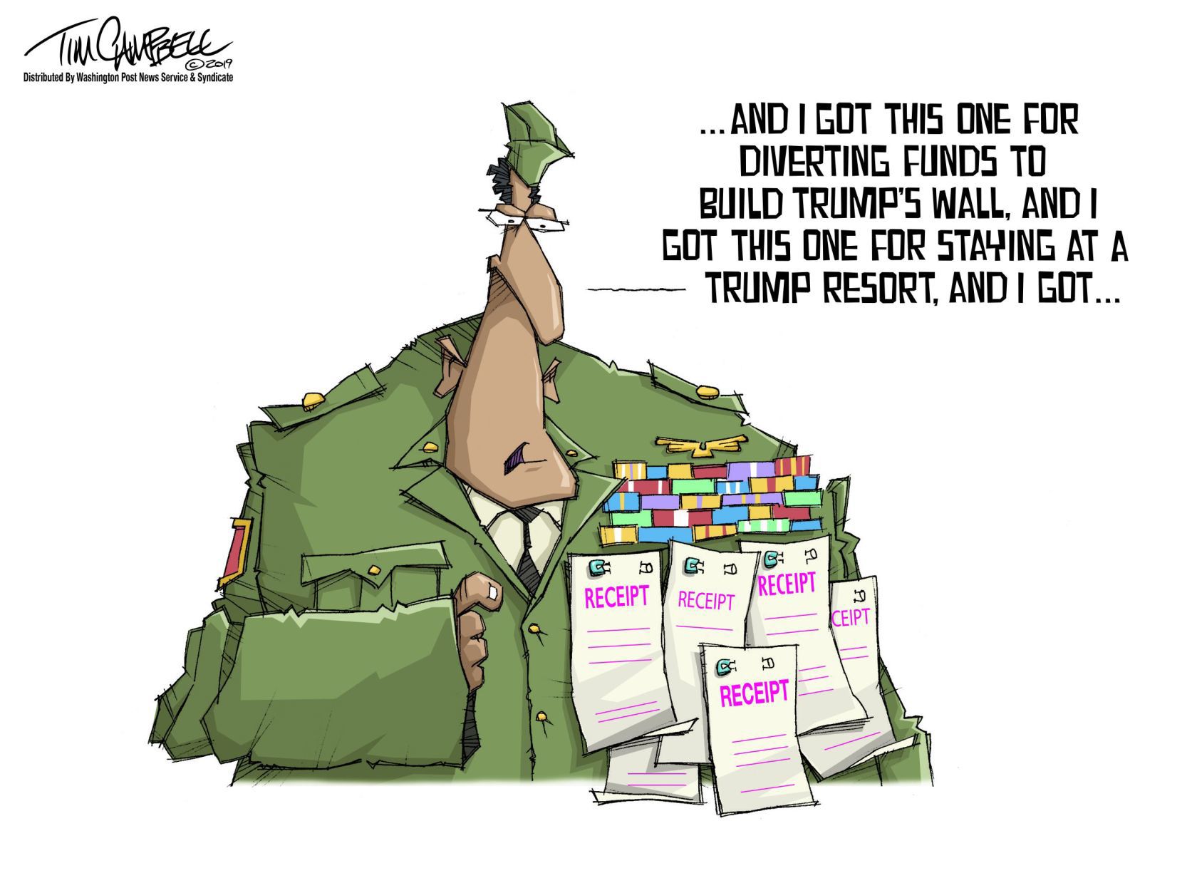 Tim Campbell cartoon